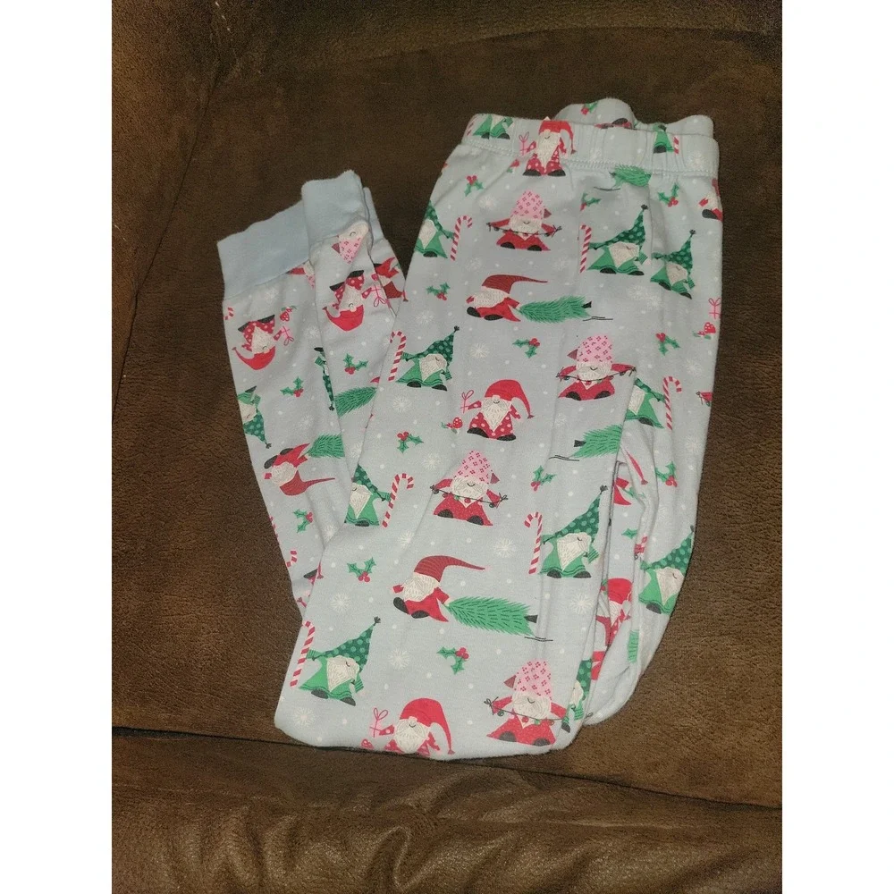 Gymboree gnome holiday Christmas pajamas size 10‎ sleep